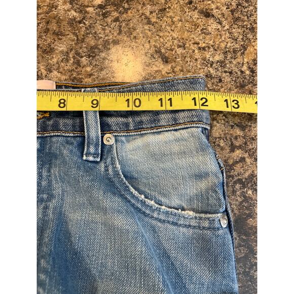 Revice Size 24 Blue Yin Yang Colorblock Skinny Jeans Streetwear Boho Festival - Picture 5 of 6